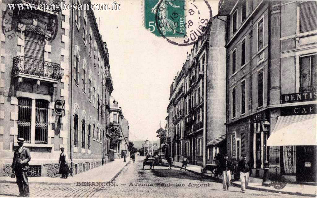 BESANÇON. - Avenue Fontaine Argent